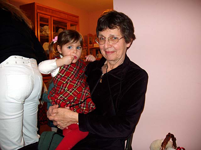 Brielle with Grandma